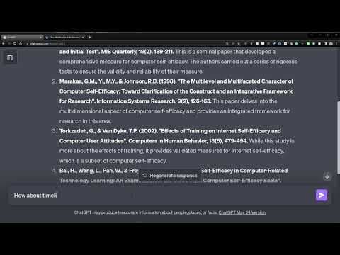 Finding validated scales for survey research using ChatGPT thumbnail