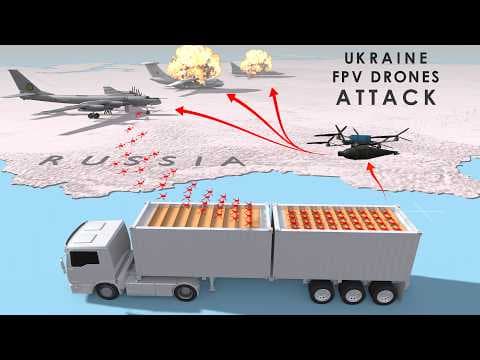 How Ukraine FPV drones Truck Attack Happened? #ukraine #russia #Spiderweb thumbnail