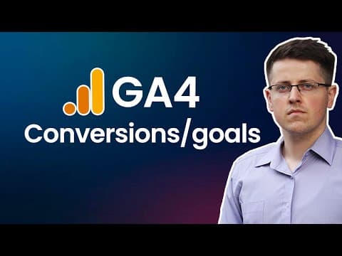 How to Track Conversions with Google Analytics 4 (2022) | Goals in GA4 thumbnail