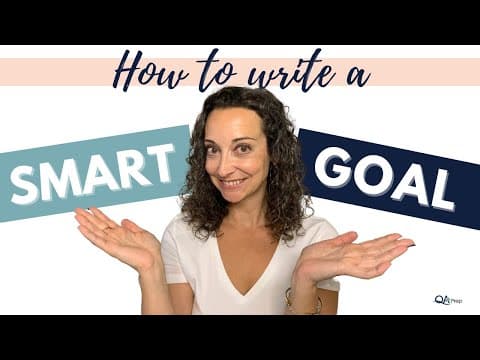 How to write a SMART goal (for mental health) thumbnail