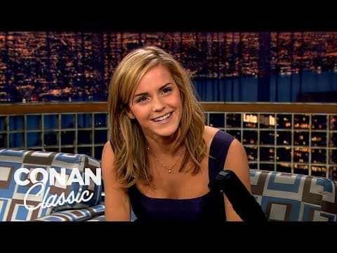 Emma Watson On Rupert Grint's Ice Cream Truck | Late Night with Conan O’Brien thumbnail