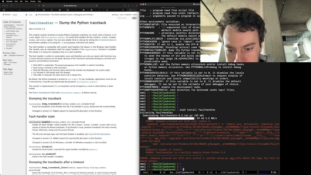 YouTube video player