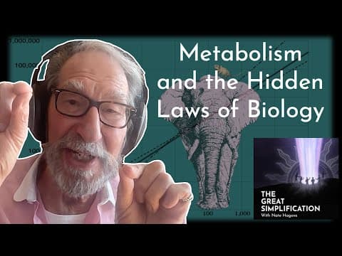 Geoffrey West: "Metabolism and the Hidden Laws of Biology" | The Great Simplification #117 thumbnail