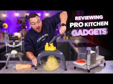 Reviewing PRO Kitchen Gadgets | Sorted Food thumbnail