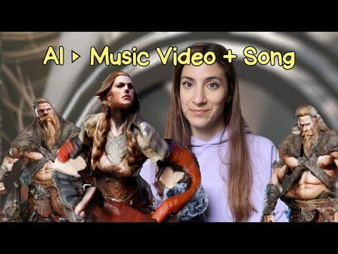 How I used AI to make a Eurovision song and music video thumbnail