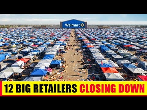 12 Big Retailers Closing Down — Parking Lots Are Turning Into Tent Cities Across America thumbnail