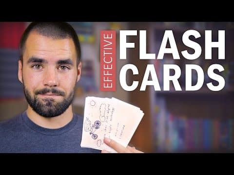 How to Make and Study Effective Flashcards thumbnail