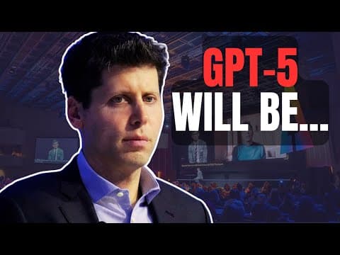 AI's Future, GPT-5, Synthetic Data, Ilya/Helen Drama, Humanoid Robots- Sam Altman Interview thumbnail