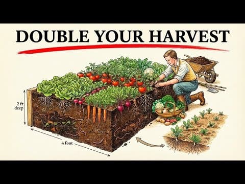 Double Your Harvest in Half the Space Using This Garden Bed Method thumbnail