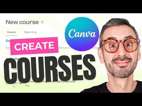 How to Create Courses Using Canva in 2024 thumbnail