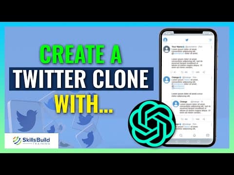 I Created a Twitter Clone with ChatGPT! thumbnail
