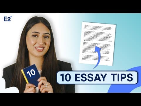 English Writing: Top 10 English Essay Tips for a High Score thumbnail