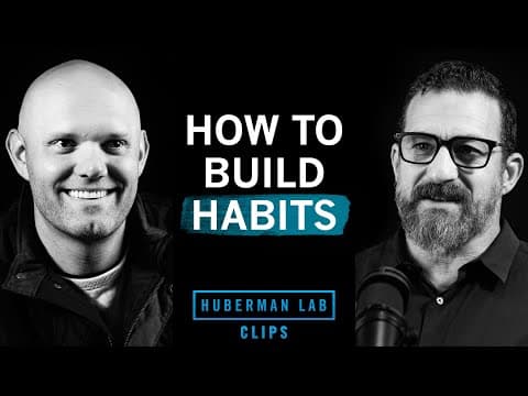 4 Steps to Building a Habit | James Clear & Dr. Andrew Huberman thumbnail