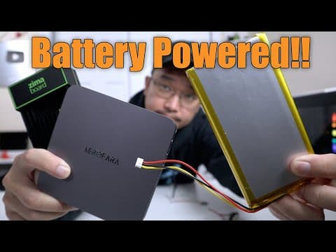 Powering a Mini PC with Lithium Battery using a DC-DC Step up converter thumbnail