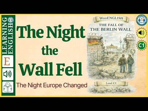 The Fall of the Berlin Wall | Learn English Through History (C1) | WooEnglish Documentary Story thumbnail