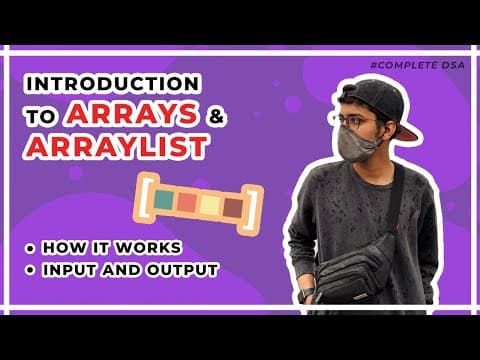 Introduction to Arrays and ArrayList in Java thumbnail