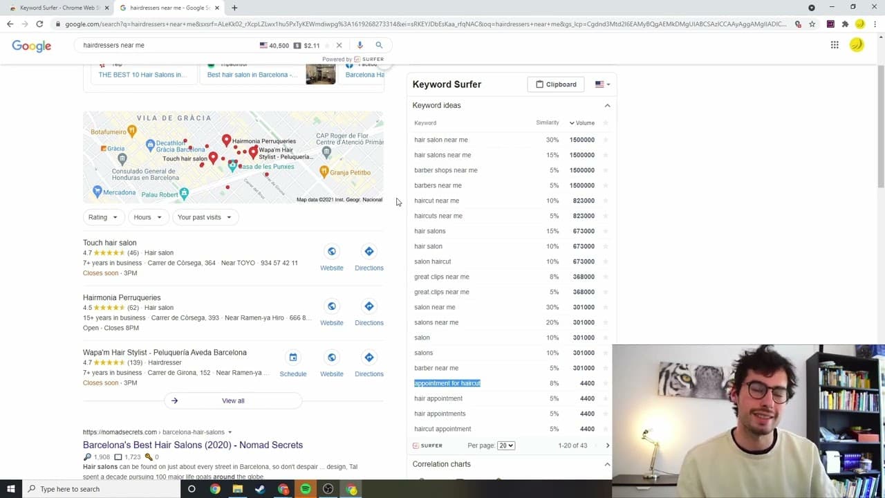 YouTube video player