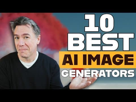 The 10 BEST AI Image Generators! thumbnail