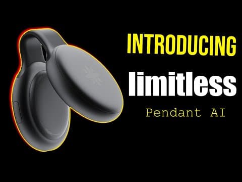 Limitless Pendant AI | MKBHD Tears Apart Humane Pin | Rabbit's Jesse Lyu Pits R1 against Humane Pin thumbnail