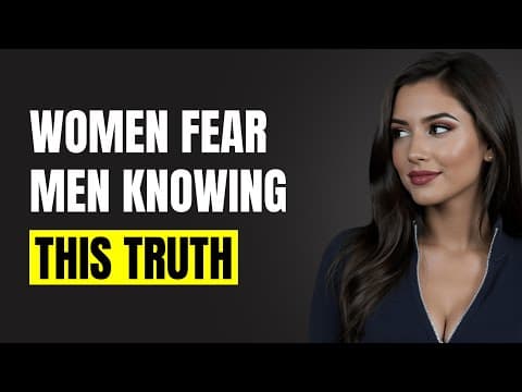 Once Men Know THIS, All Women Are FINISHED (Men Must Watch) | Female Psychology thumbnail