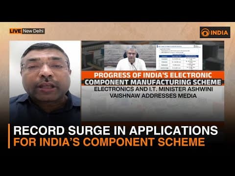 Record Surge in Applications for India’s Component Scheme | DD India thumbnail