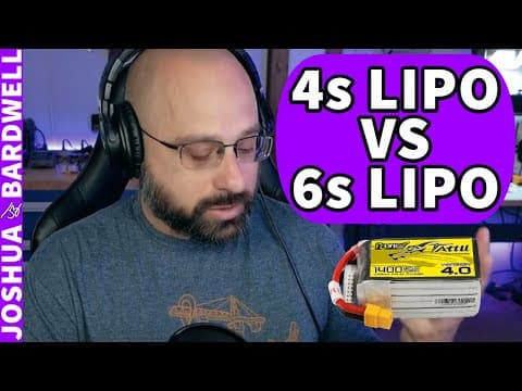 4s vs 6s LIPO Batteries? Which Do I Buy As A New Pilot? - FPV Questions thumbnail