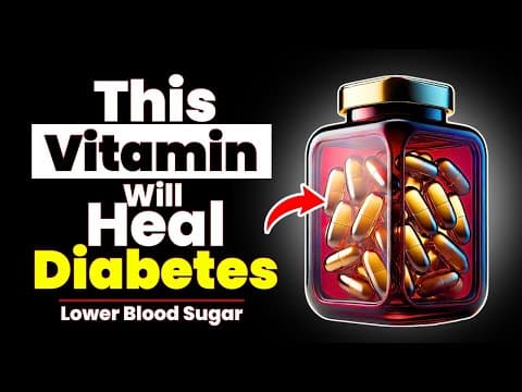 Top 3 Vitamins Every Diabetic Should Take! ( Lower Blood Sugar ) thumbnail
