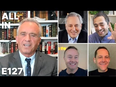 E127: Presidential Candidate Robert F. Kennedy Jr. in conversation with the Besties thumbnail