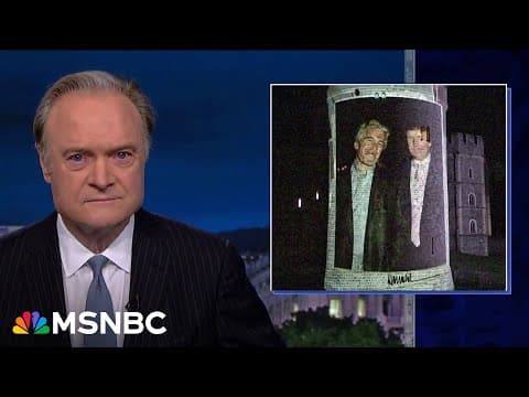 Lawrence: Trump wants us to talk about Jimmy Kimmel. So we'll talk about Trump & Jeffrey Epstein thumbnail