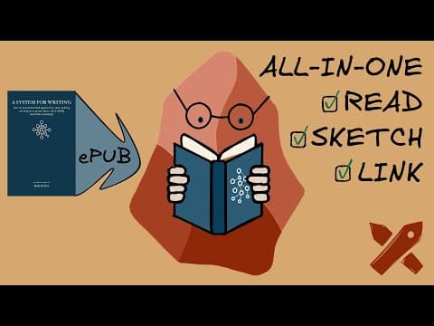 Practical Demo: Read eBooks and Create Visual Summaries in Obsidian thumbnail