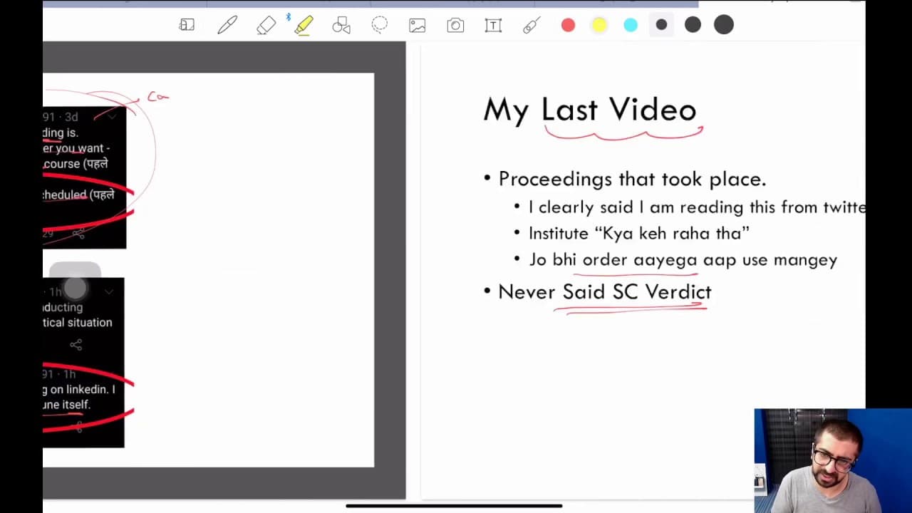 YouTube video player