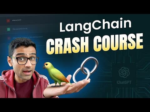 LangChain Crash Course For Beginners | LangChain Tutorial thumbnail
