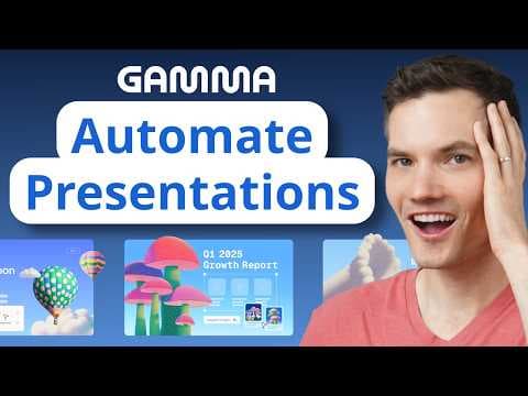 Automate Slide Creation with the Gamma API (Spreadsheet → Presentation) thumbnail