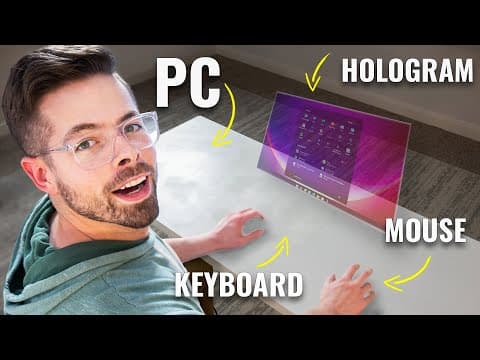 I Built the World's First Invisible PC Setup thumbnail