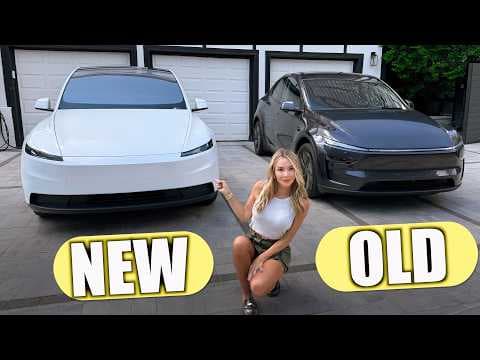 Exclusive Look at the New CHEAPER Model Y - Side By Side thumbnail