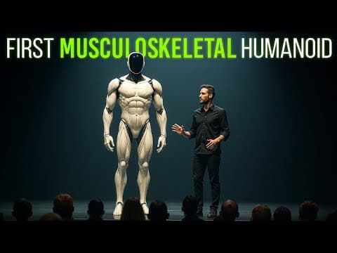 The First Full-Body MUSCULOSKELETAL Humanoid That Can Sweat SHOCKS The World! thumbnail