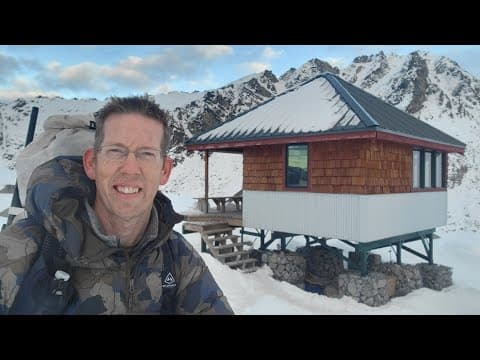 Winter Camping in Remote Survival Cabin thumbnail