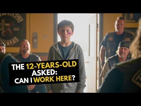 Boy With Bruised Face Asked Bikers 'Can I Work Here?' — What Happened Next Shook the Whole Town thumbnail