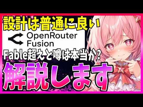 OpenRouter Fusionの使い方と選び方 thumbnail