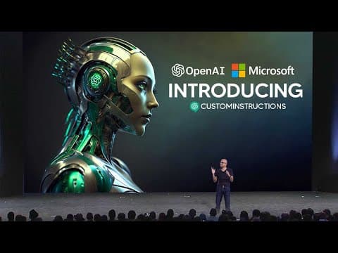 ChatGPT'S New 'CUSTOM INSTRUCTIONS' Change EVERYTHING (Now RELEASED!) thumbnail