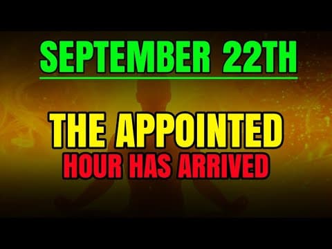 Chosen One, September 22 Will Break Every Limitation Off Your Life thumbnail