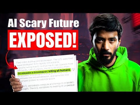 Shocking TRUTH about AI’s Future ( AI 2027 Report EXPLAINED ) thumbnail