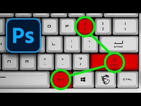 19 AMAZING Photoshop Keyboard Shortcuts You (Probably) DON'T Know thumbnail