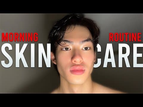 BEST MORNING SKINCARE ROUTINE | KINGHENRY thumbnail