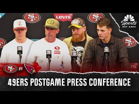 Brock Purdy, Kyle Shanahan, 49ers react to Week 11 victory over Cardinals | NBC Sports Bay Area thumbnail