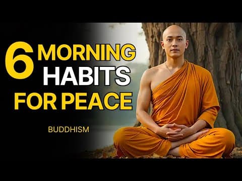 6 Powerful Morning Habits For Peace | Buddhist Wisdom In Your Life thumbnail