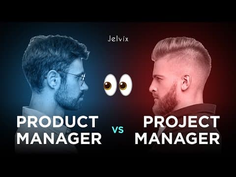 PRODUCT MANAGER VS PROJECT MANAGER | AREN'T THEY THE SAME POSITION?? thumbnail