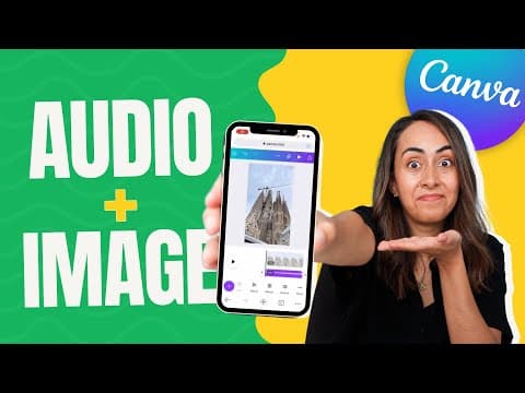 How to Add Music to a Photography 🎶🖼️🎶[FREE in Canva] thumbnail