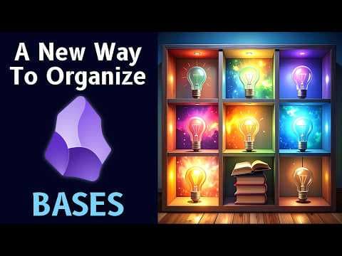 NEW Obsidian Bases Core Plugin 📝 Full Overview + Practical Use Cases thumbnail