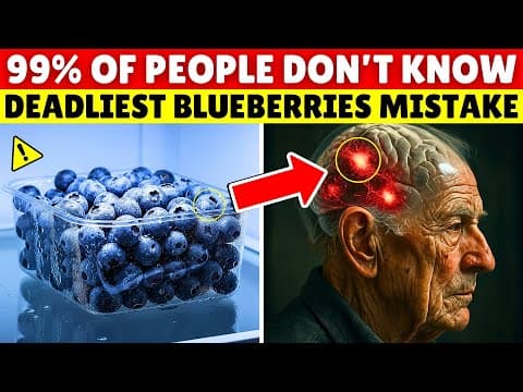 SENIORS, Eat Blueberries But NEVER Make THESE 6 Mistakes (They Can Be Fatal) | Senior Health Tips thumbnail